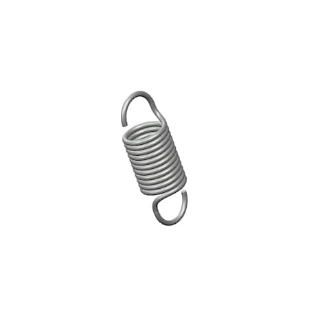 Extension Spring, O= .625, L= 2.00, W= .075 R